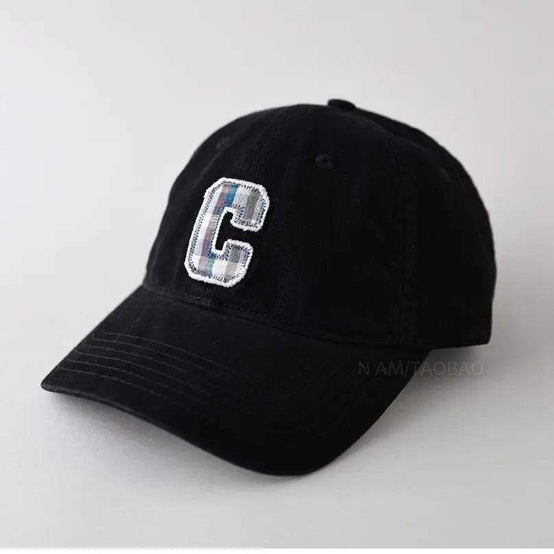 Pink Letter Embroidered Baseball Cap for Men Women