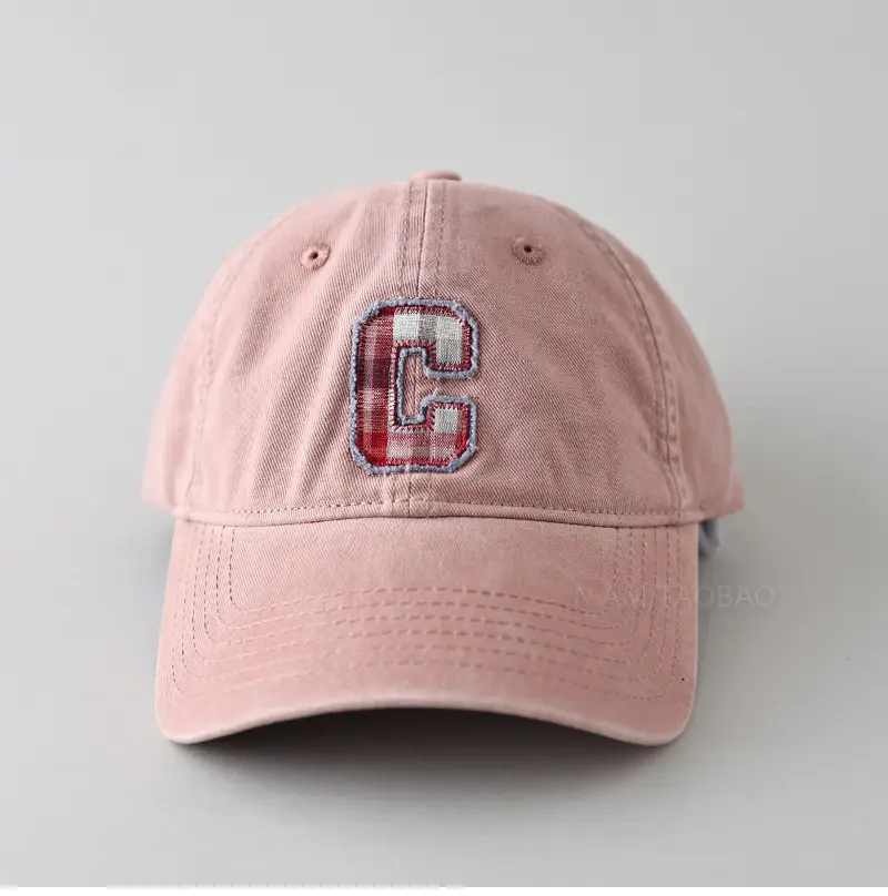 Pink Letter Embroidered Baseball Cap for Men Women — feature 18
