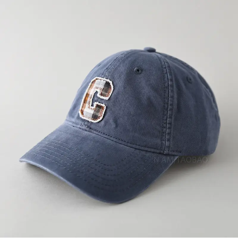 Pink Letter Embroidered Baseball Cap for Men Women