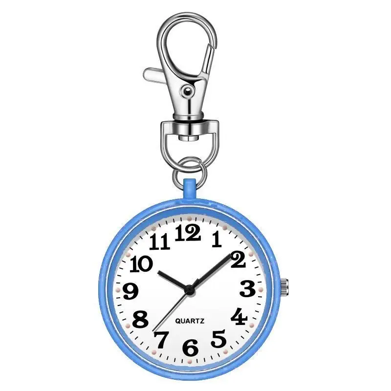 New Pocket Watch for Exam Clear Large Number Literal Keychain Hanging Watch for Elderly Students Fashionable All-match Nurse Watch