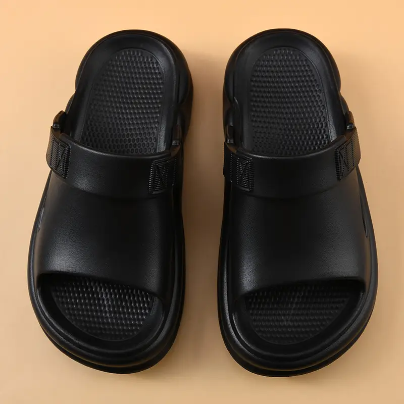 Platform Sandals Women's Summer High-rise Wear-resistant Breathable Non-slip Slippers EVA Outer Wear Beach Anti-odour Shit Sandals - Image 6
