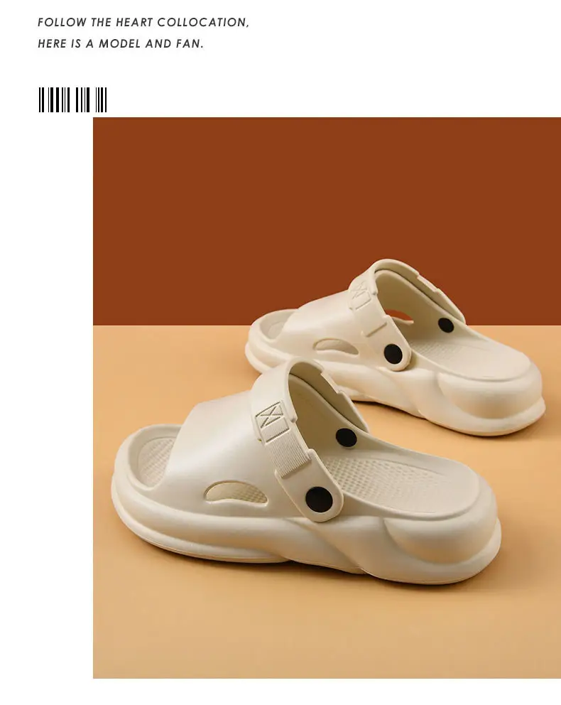 Platform Sandals Women's Summer High-rise Wear-resistant Breathable Non-slip Slippers EVA Outer Wear Beach Anti-odour Shit Sandals — feature 11