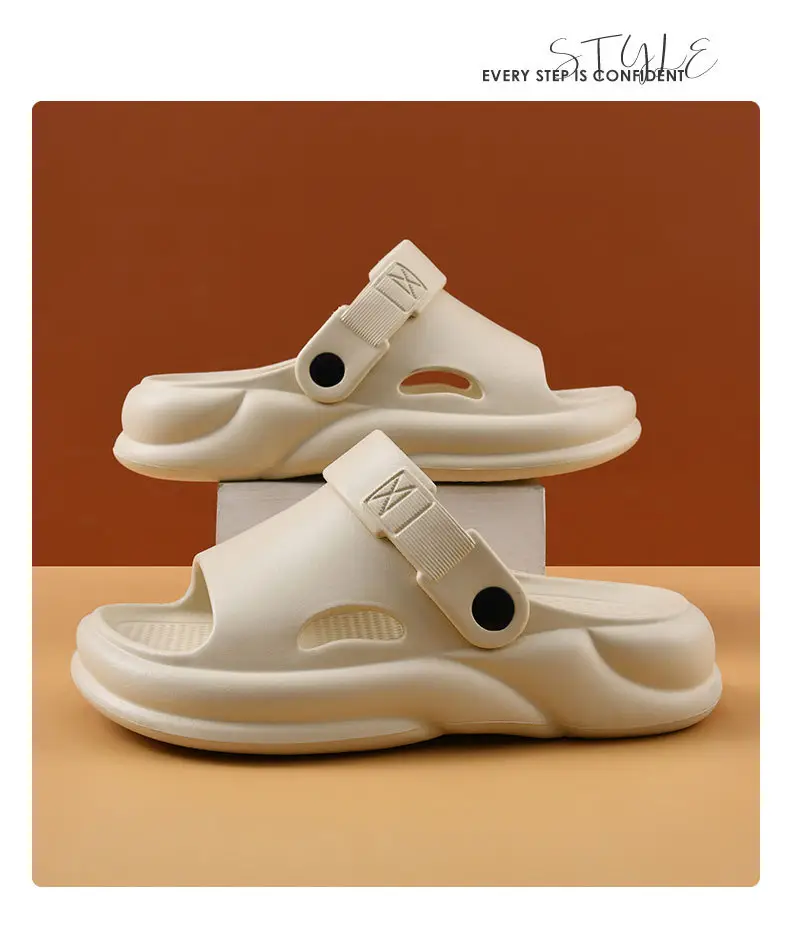 Platform Sandals Women's Summer High-rise Wear-resistant Breathable Non-slip Slippers EVA Outer Wear Beach Anti-odour Shit Sandals — feature 12
