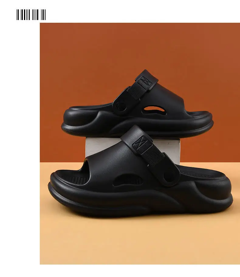 Platform Sandals Women's Summer High-rise Wear-resistant Breathable Non-slip Slippers EVA Outer Wear Beach Anti-odour Shit Sandals — feature 16