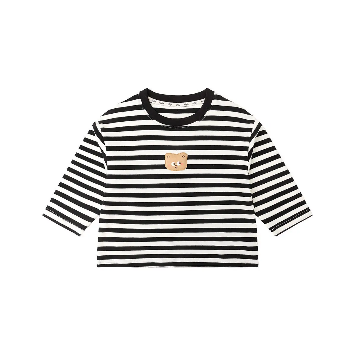 Kids Striped T-Shirt Green White DUDUJIA - Image 13
