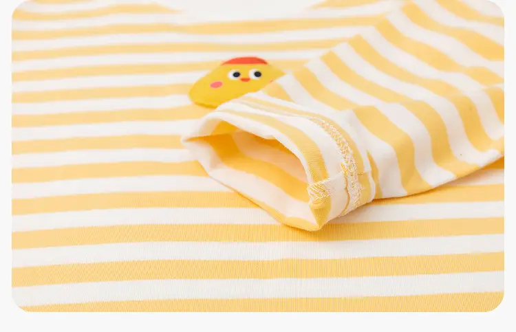 Kids Striped T-Shirt Green White DUDUJIA — feature 24