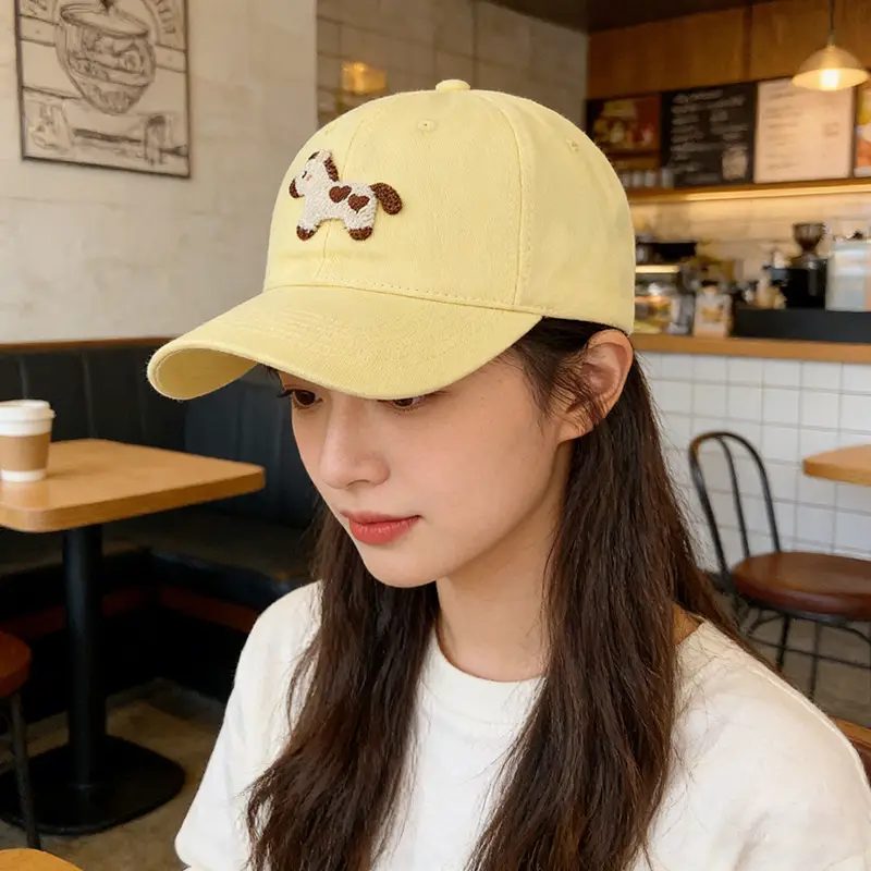 Men's White Tree Embroidered Cap 13cm Baseball — feature 7
