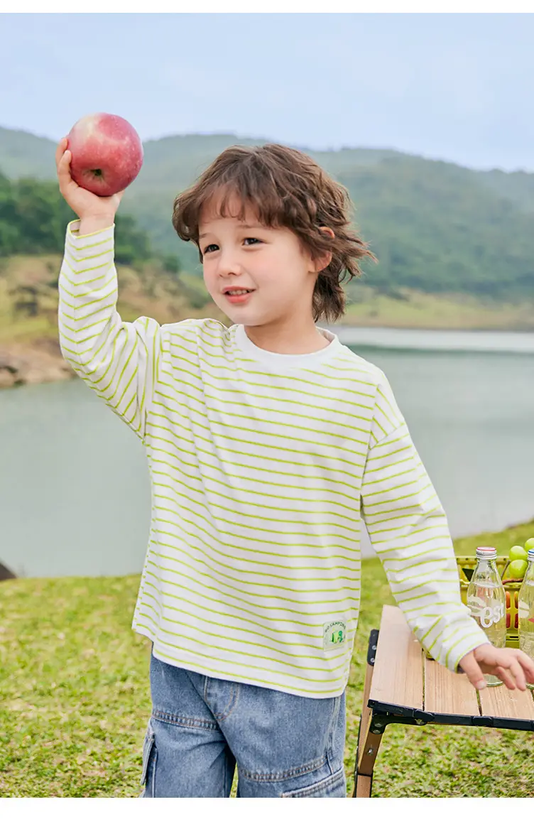 Boys Striped Long Sleeve T-Shirt Spring Autumn Kids Wear — feature 18