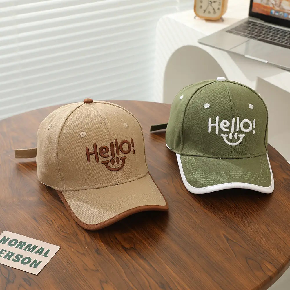 Hello Smiley Korean Baby Cap Black 2025 — feature 5