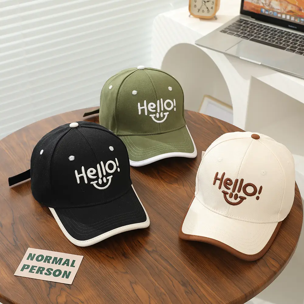 Hello Smiley Korean Baby Cap Black 2025 — feature 8