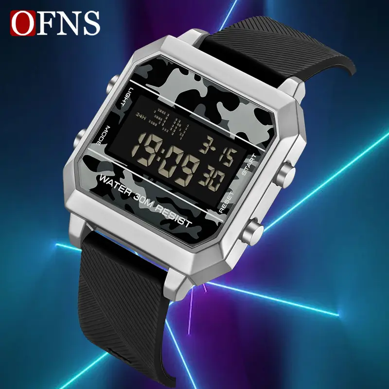 OFNS Military Style Square Watch for Men - Image 8