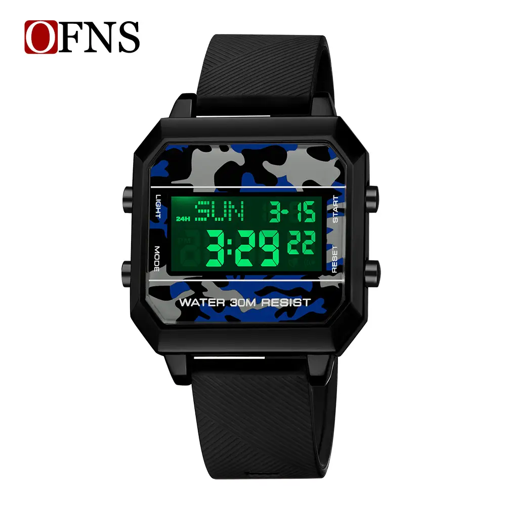 OFNS Military Style Square Watch for Men - Image 10
