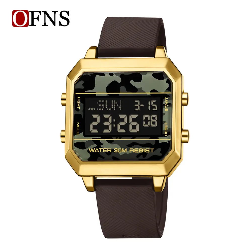 OFNS Military Style Square Watch for Men - Image 2