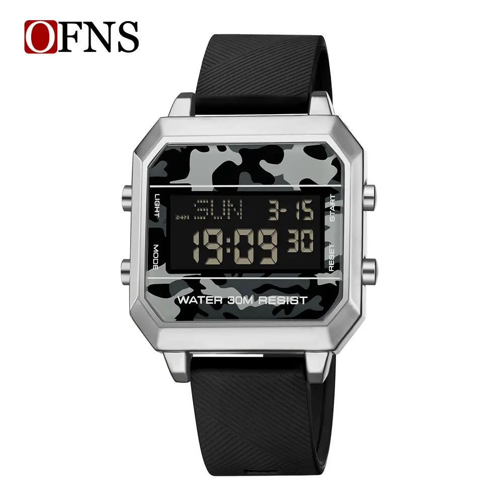 OFNS Military Style Square Watch for Men - Image 4