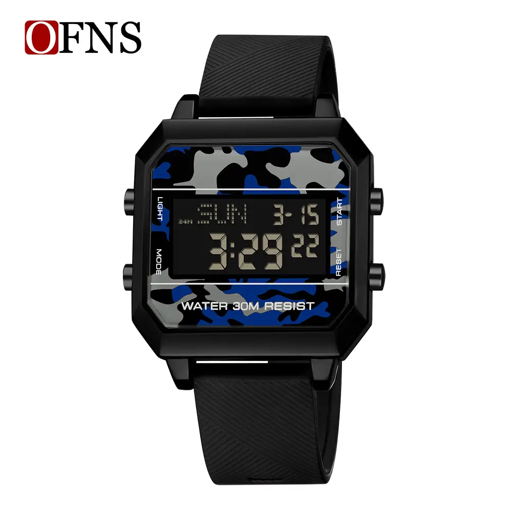 OFNS Military Style Square Watch for Men - Image 5