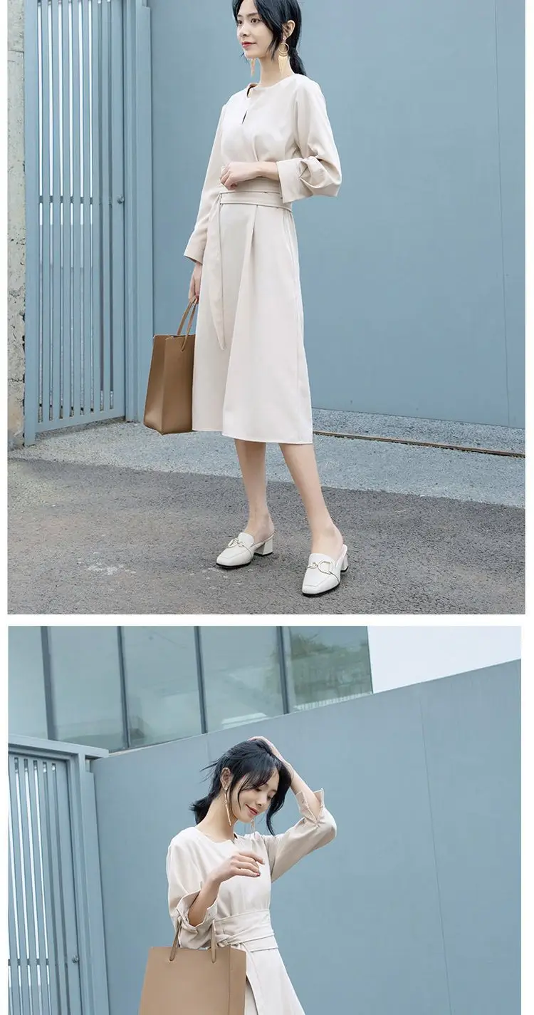 Baotou Half Slippers Women's Summer Outfit 2025 Summer New Fashionable All-match Half-support Thick Heel Single-layer Shoes Cyber Popular Lazy Shoes — feature 5