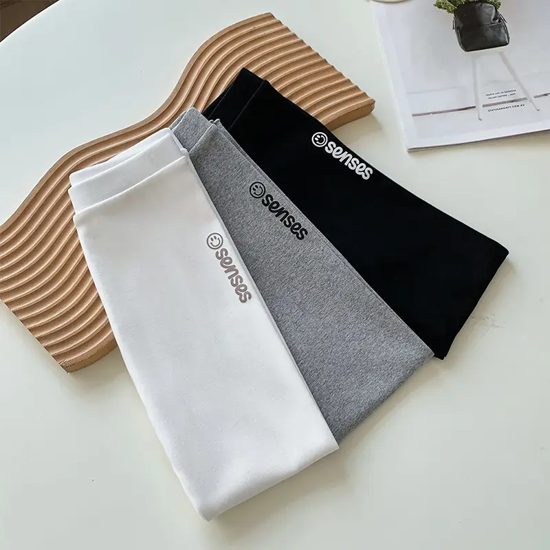 Spring Cotton Korean Style Leggings for Girls Students — feature 1