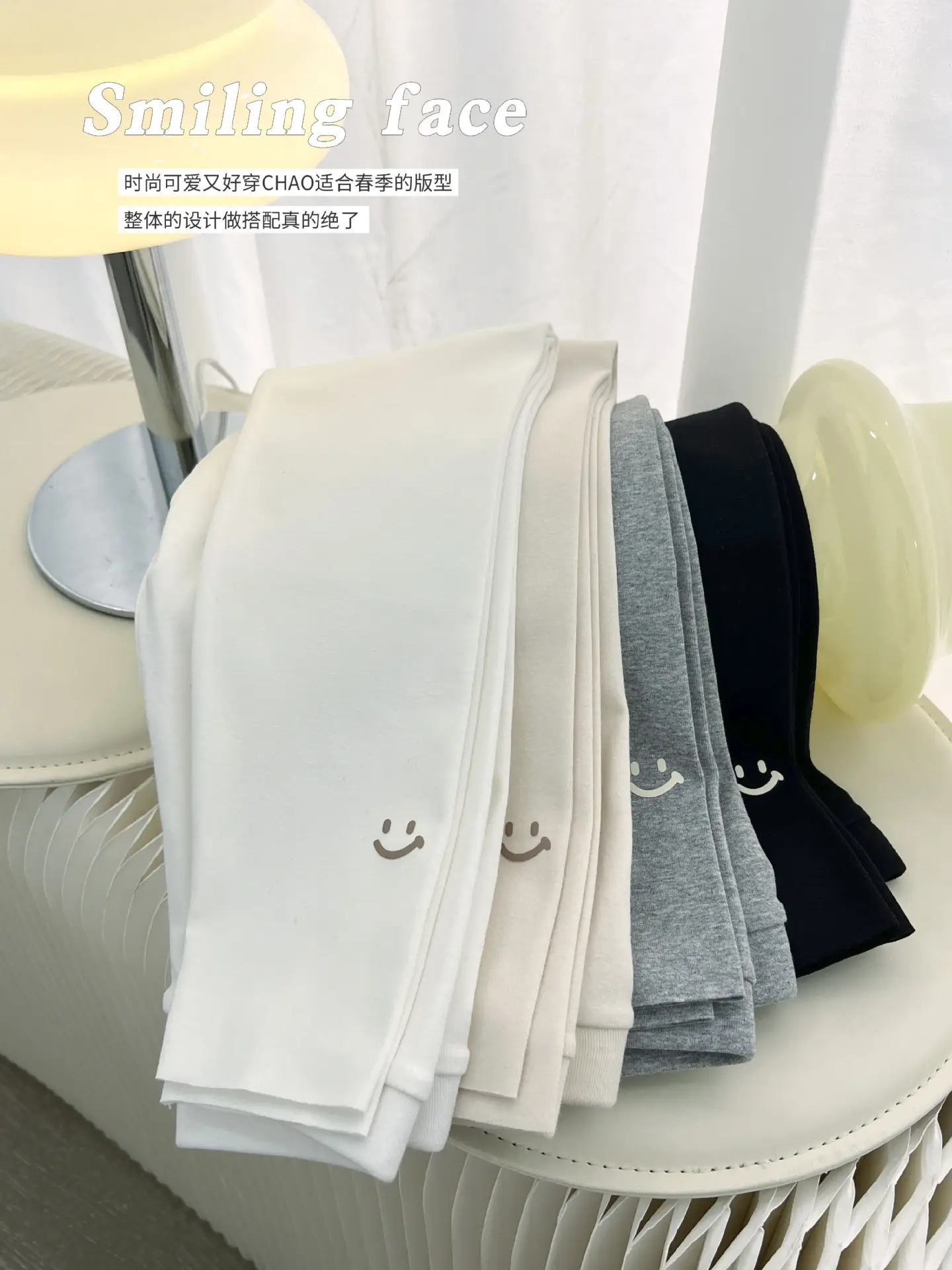 Spring Cotton Korean Style Leggings for Girls Students — feature 26