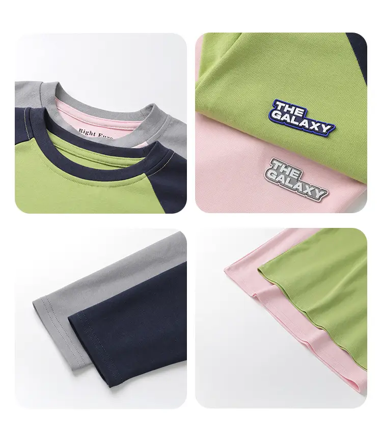 Boys Pink Grey Long Sleeve T-Shirt with Cap — feature 10