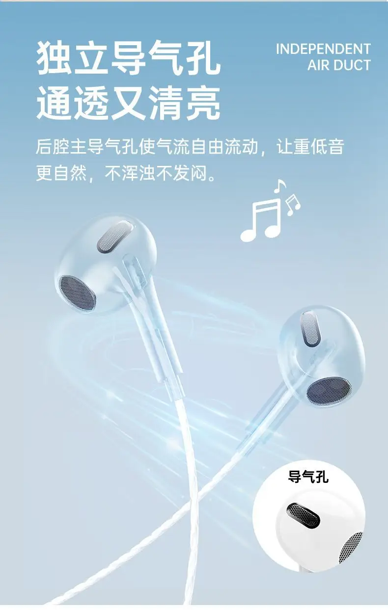 Hp 1127 Wired Headphones for Gaming, Music, and Sports, In-Ear Headset with 3.5mm High-Quality Sound, Wholesale Cross-Border — feature 4