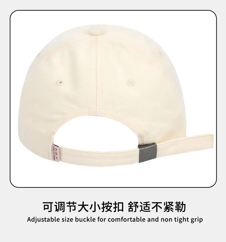 Korean Style Wash Embroidered Baseball Cap Men Women — feature 15