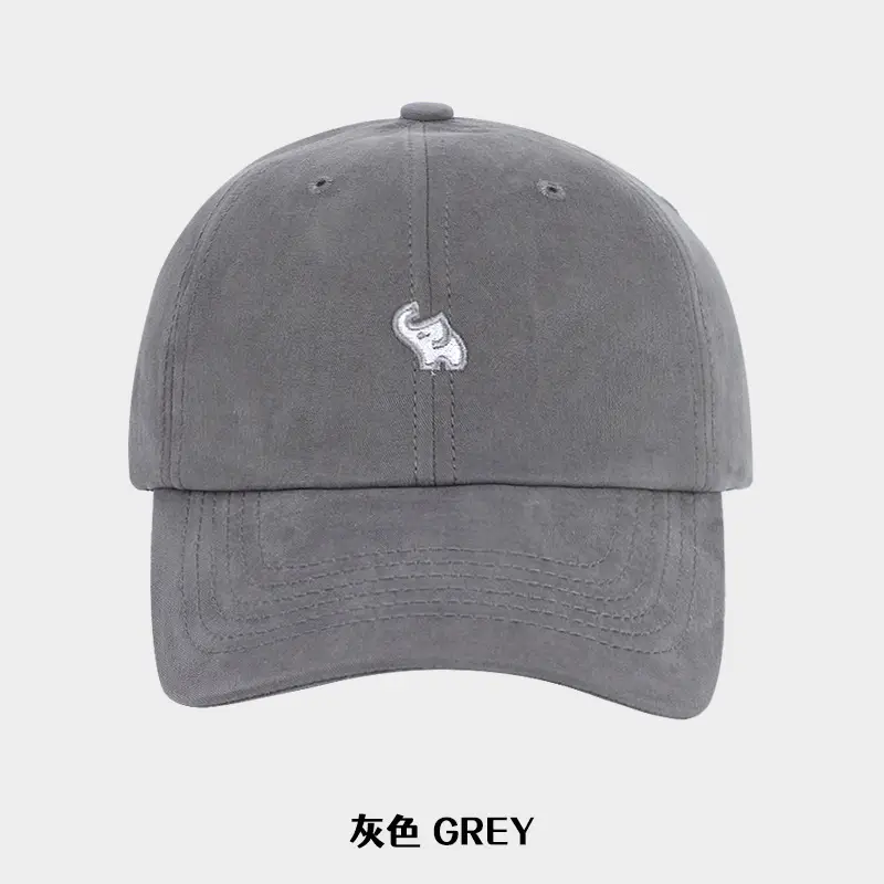 Korean Style Wash Embroidered Baseball Cap Men Women