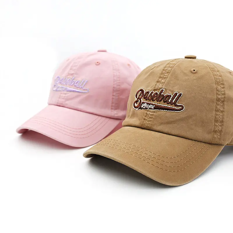Kids Baseball Caps Pink Brown Spring Autumn New Western Style - Image 8