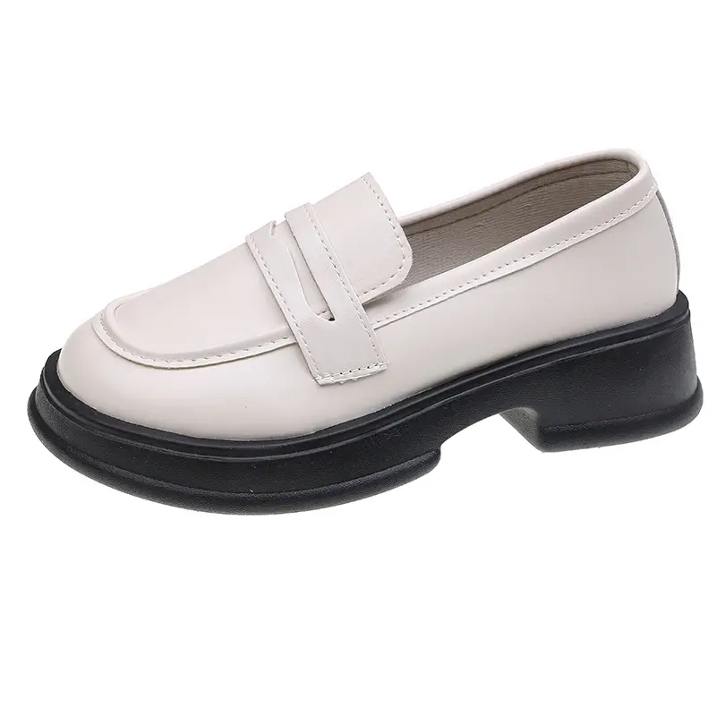 Japanese Small Leather Shoes Women's 2025 Autumn New British Style Black Platform Loafers One-Pedal JK Uniform Shoes - Image 7