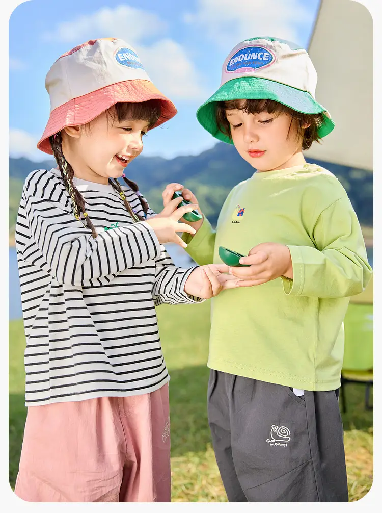 Dudu Home Long Sleeve T-Shirt Cream Baby Boys Girls Spring — feature 22