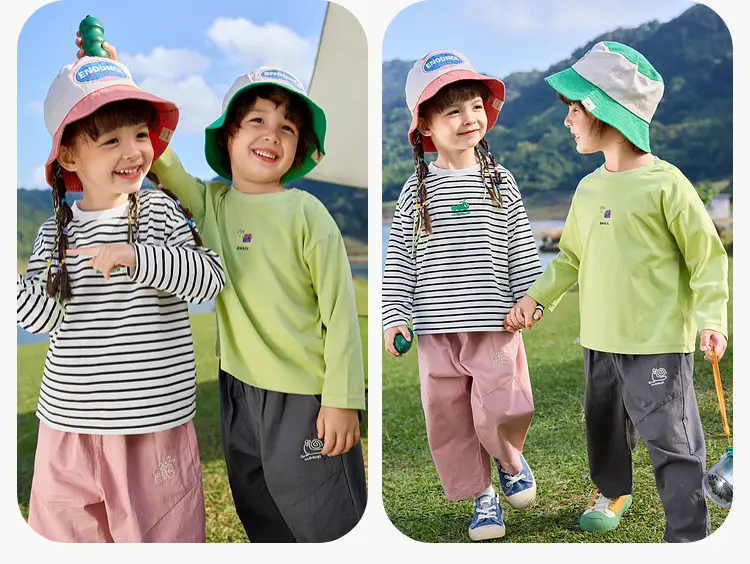 Dudu Home Long Sleeve T-Shirt Cream Baby Boys Girls Spring — feature 29