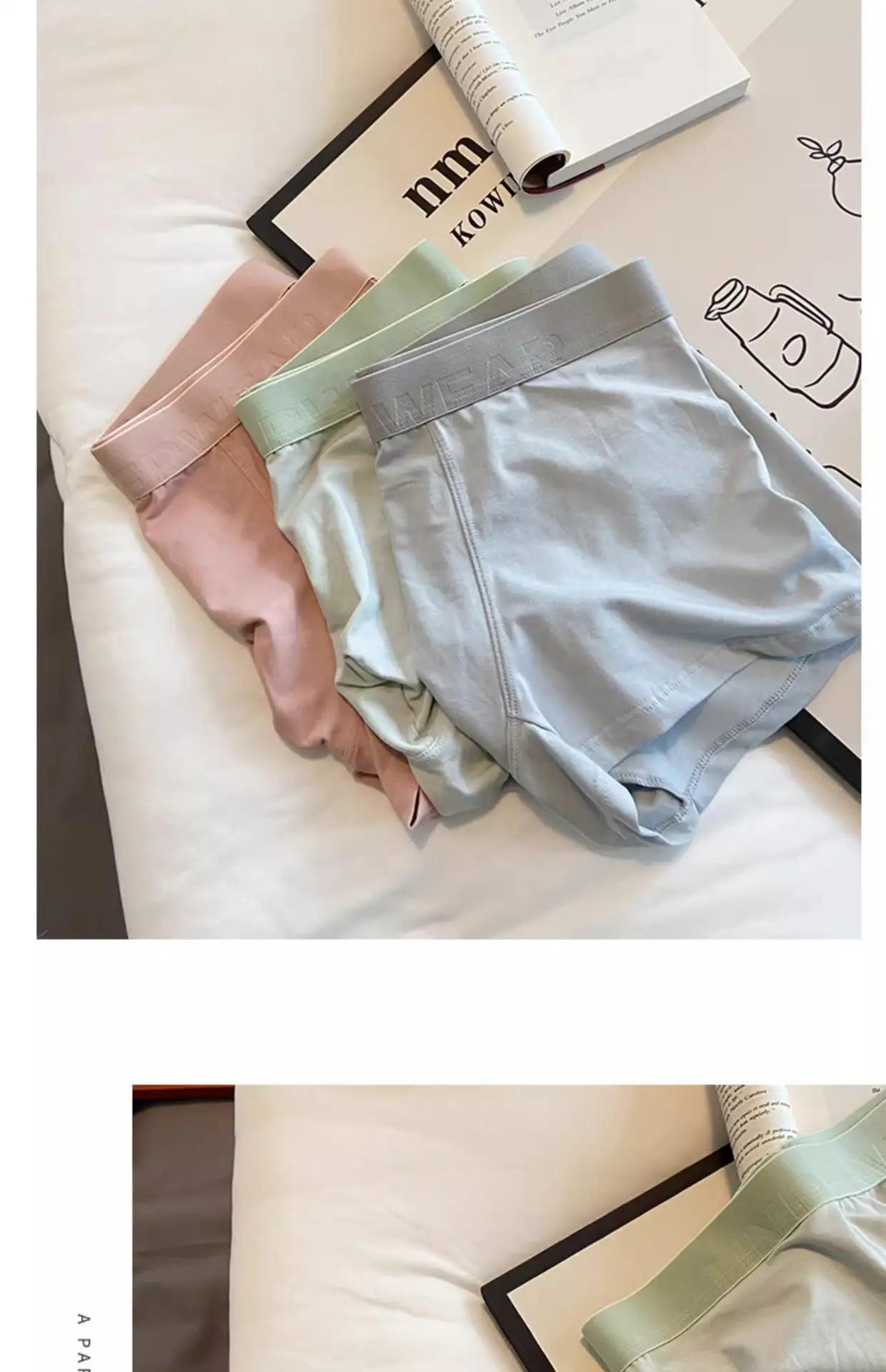 Men's 5Pc Anti-Bacterial Cotton Shorts Set — feature 23