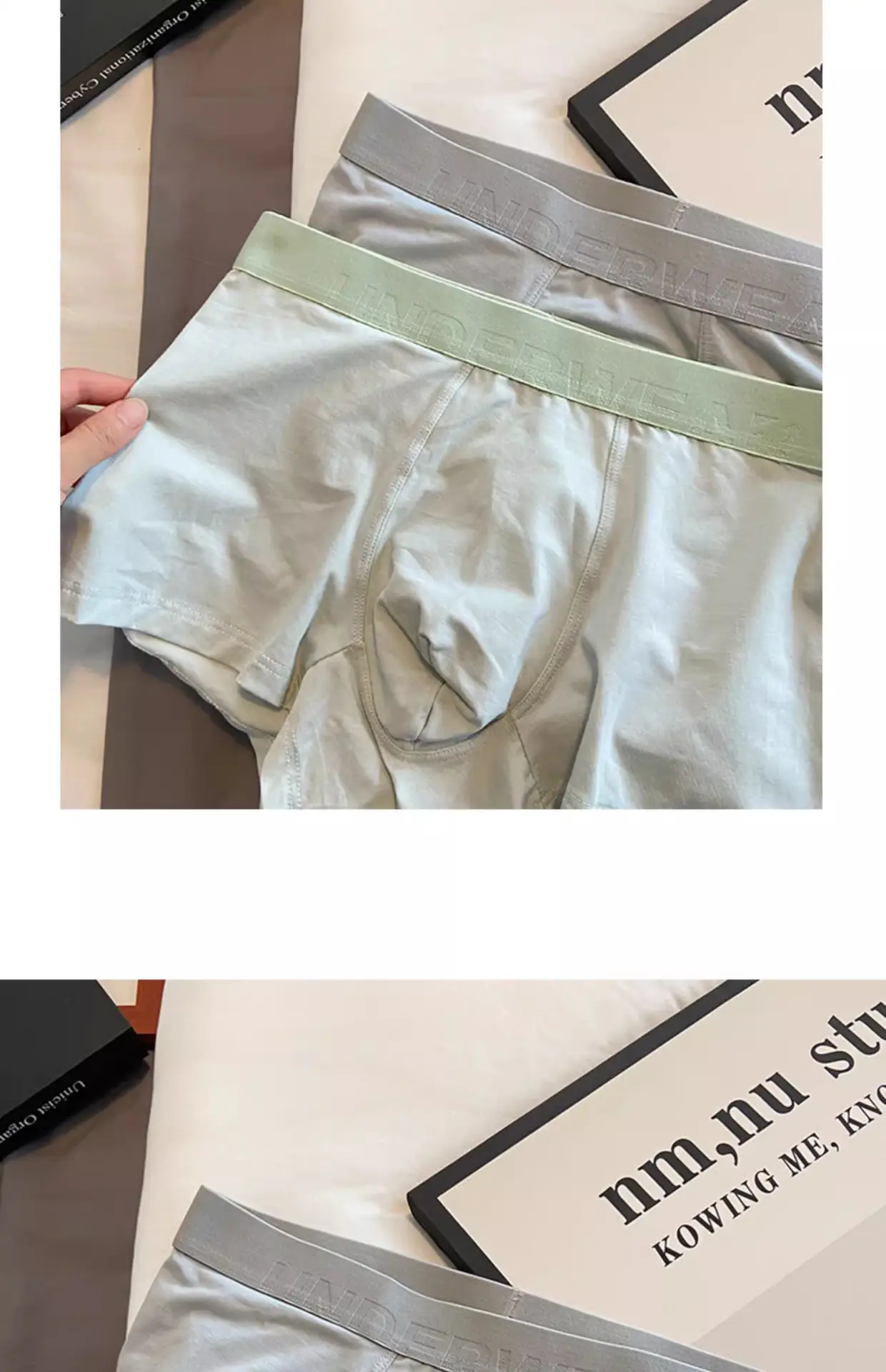 Men's 5Pc Anti-Bacterial Cotton Shorts Set — feature 27