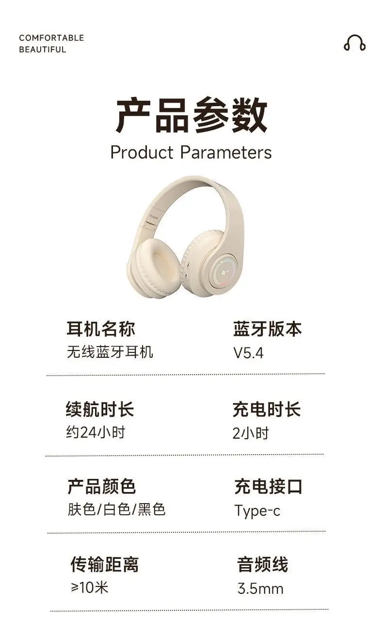 Wireless Bluetooth Headset with 40CM Auto Focus & 5H Battery — feature 13