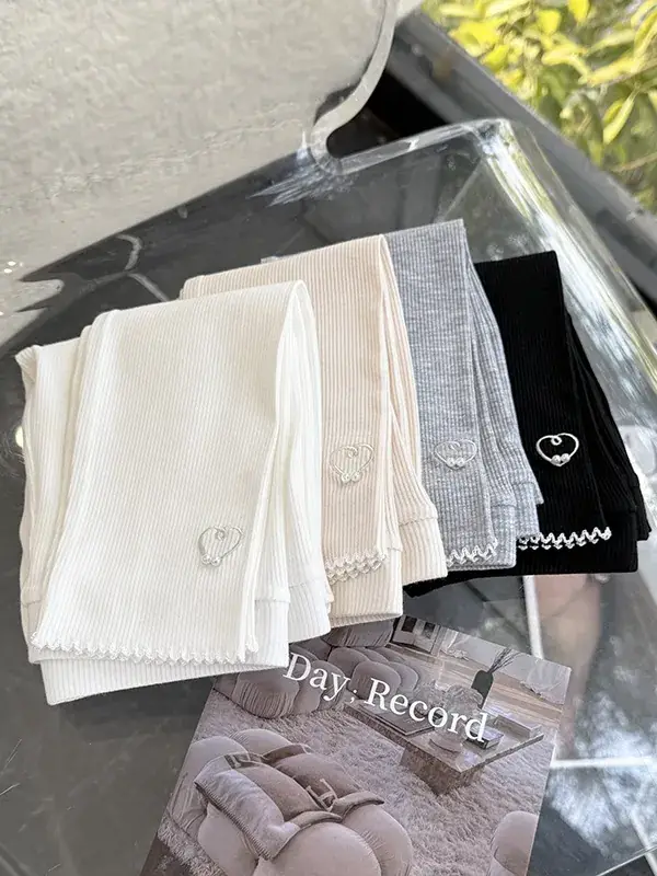 New Girls Leggings Modal Threaded Spring Summer Outer Wear - Image 7