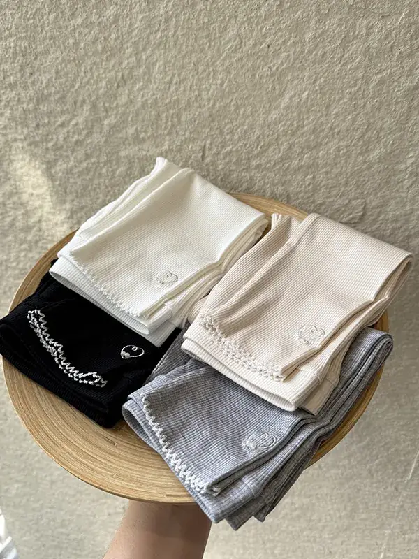 New Girls Leggings Modal Threaded Spring Summer Outer Wear - Image 9