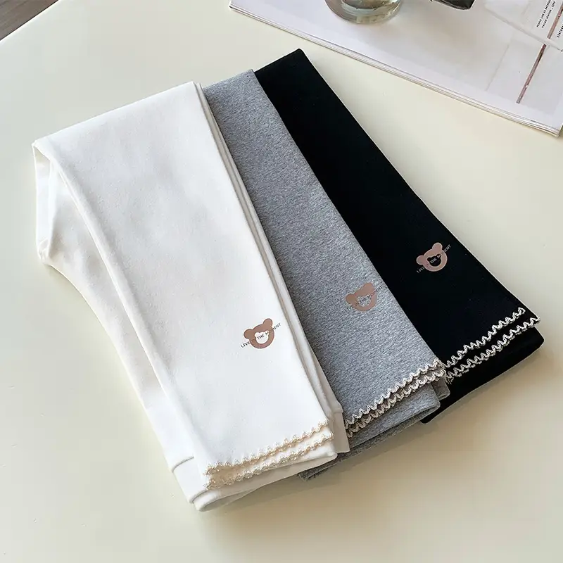 New Girls Leggings Modal Threaded Spring Summer Outer Wear — feature 6