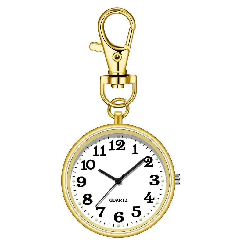 The special pocket watch for the elderly, children and students for the examination is clear and large number literal key chain hanging watch nurse watch only looks at the time - Image 8