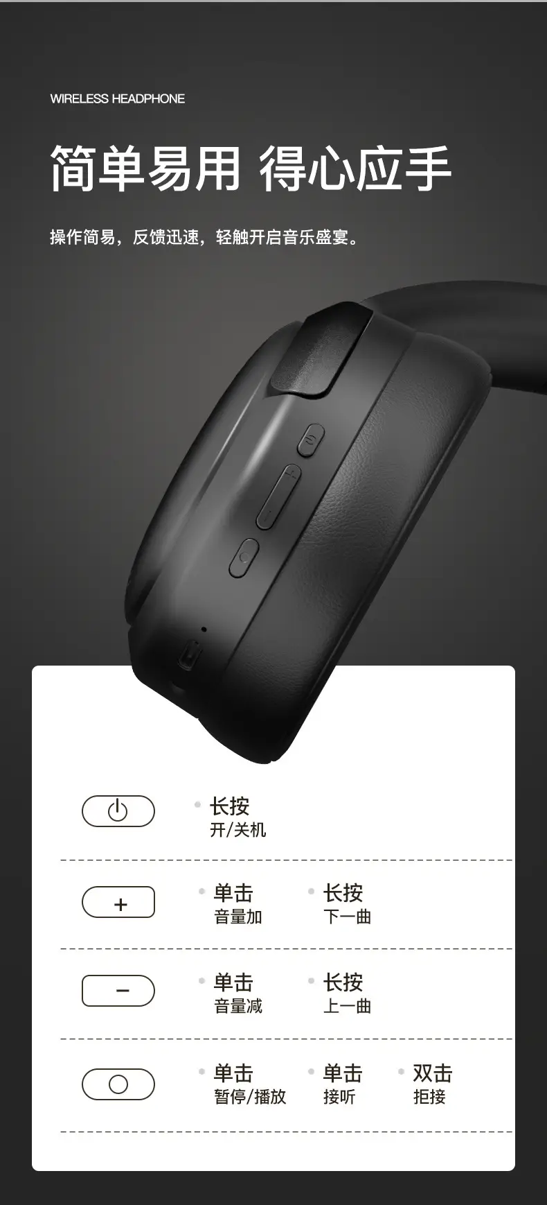Bluetooth Headset with Noise Reduction Black — feature 21