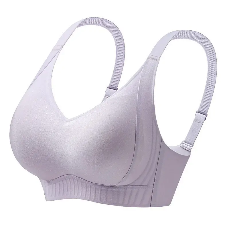 Janine Diamond Large Chest Underwear Women's Anti-Sagging Comfortable Non-Rimmed Fixed Cup Bra