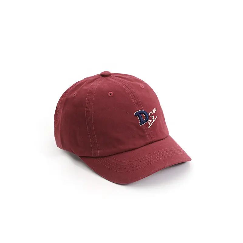 Kids Purple Letter Cap Spring Summer Sunshade Hat - Image 6