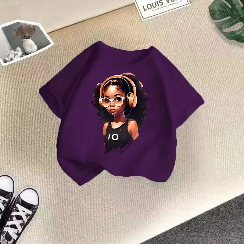 Girls Orange Graphic Round Neck T-Shirt 2026 - Image 12