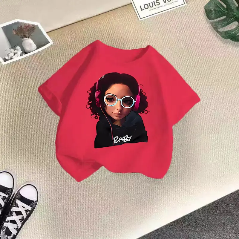 Girls Orange Graphic Round Neck T-Shirt 2026 - Image 22