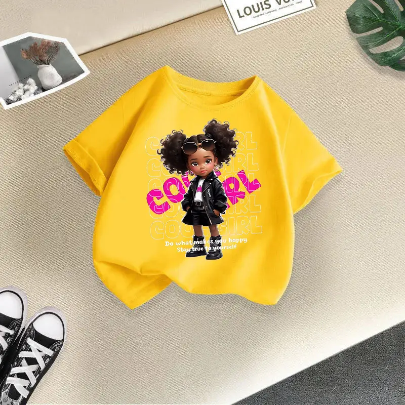 Girls Orange Graphic Round Neck T-Shirt 2026 - Image 27