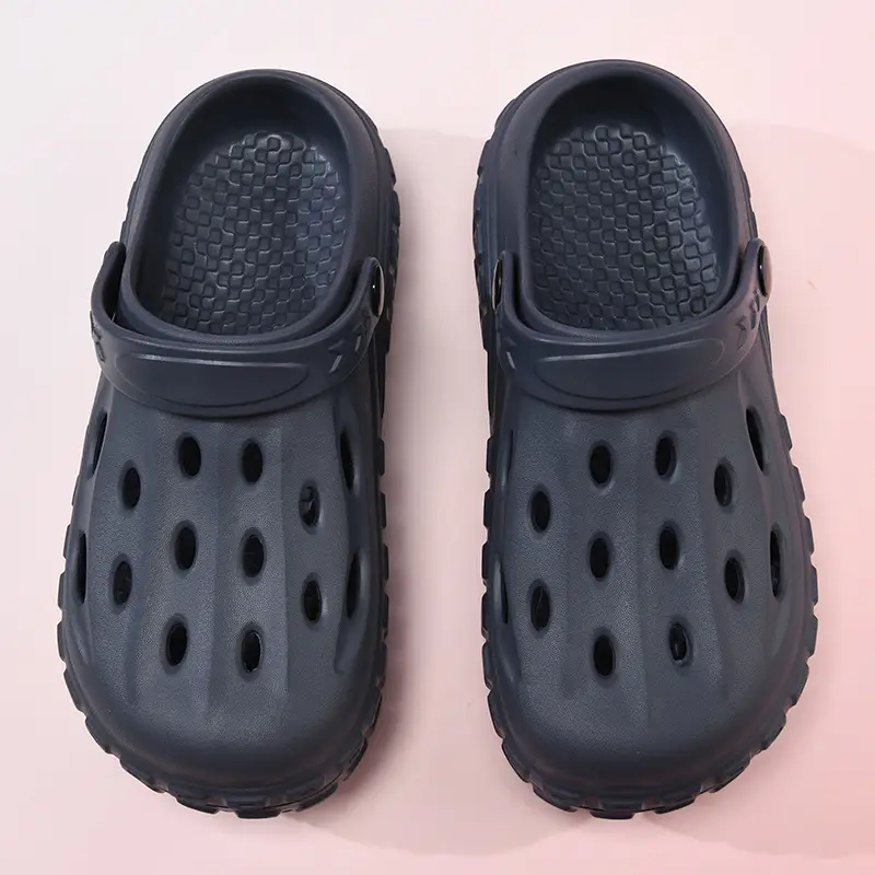 Hole Shoes Women's Summer Thick Sole Increased Wear-resistant Non-slip Breathable Baotou Tops EVA Outer Wear Non-smelly Foot Couple Sandals - Image 7