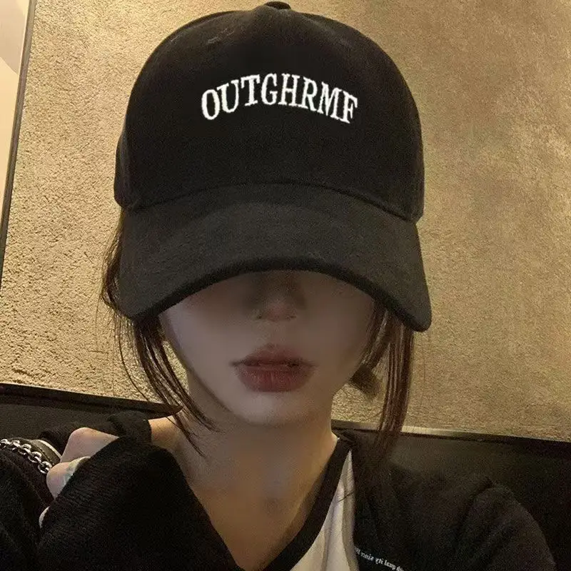 Men Outgrowme Embroidered Red Baseball Cap — feature 2
