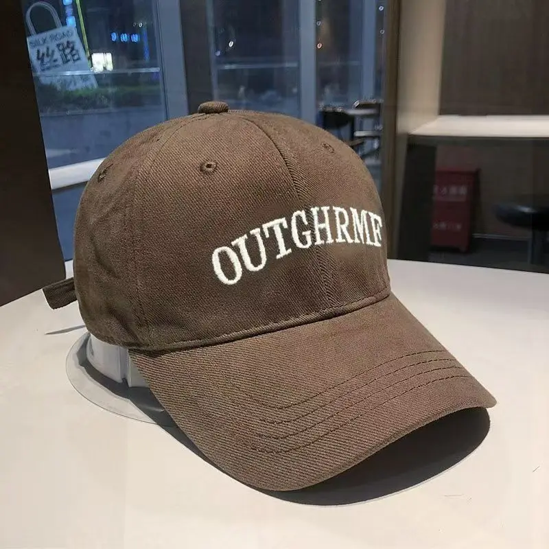 Men Outgrowme Embroidered Red Baseball Cap