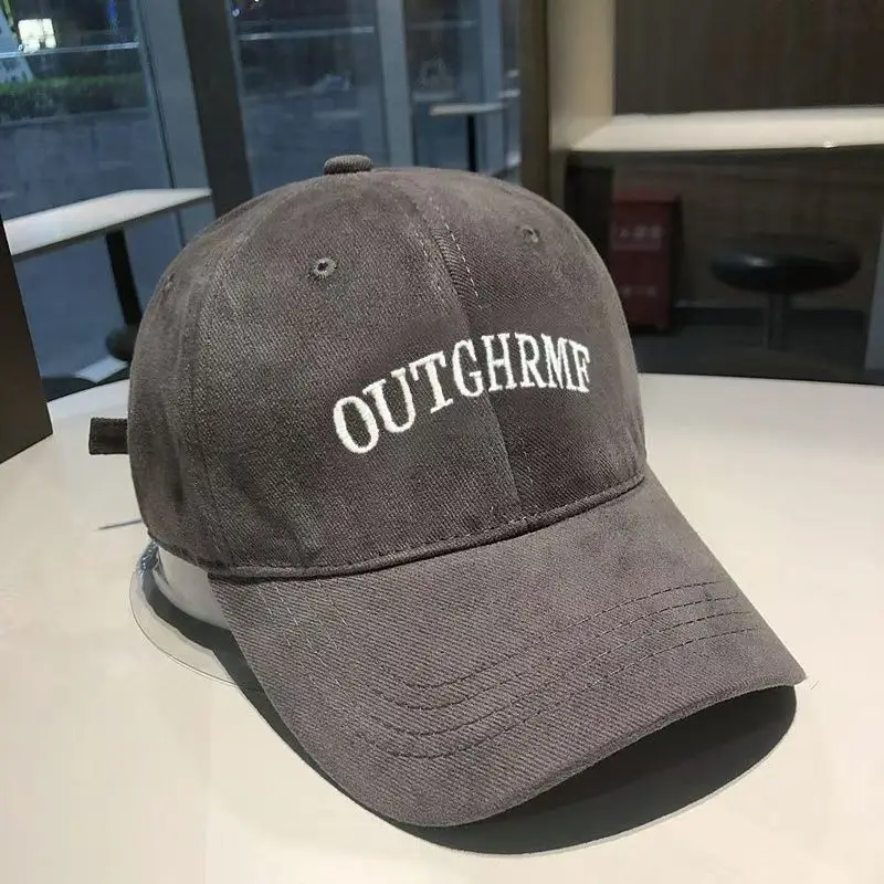 Men Outgrowme Embroidered Red Baseball Cap