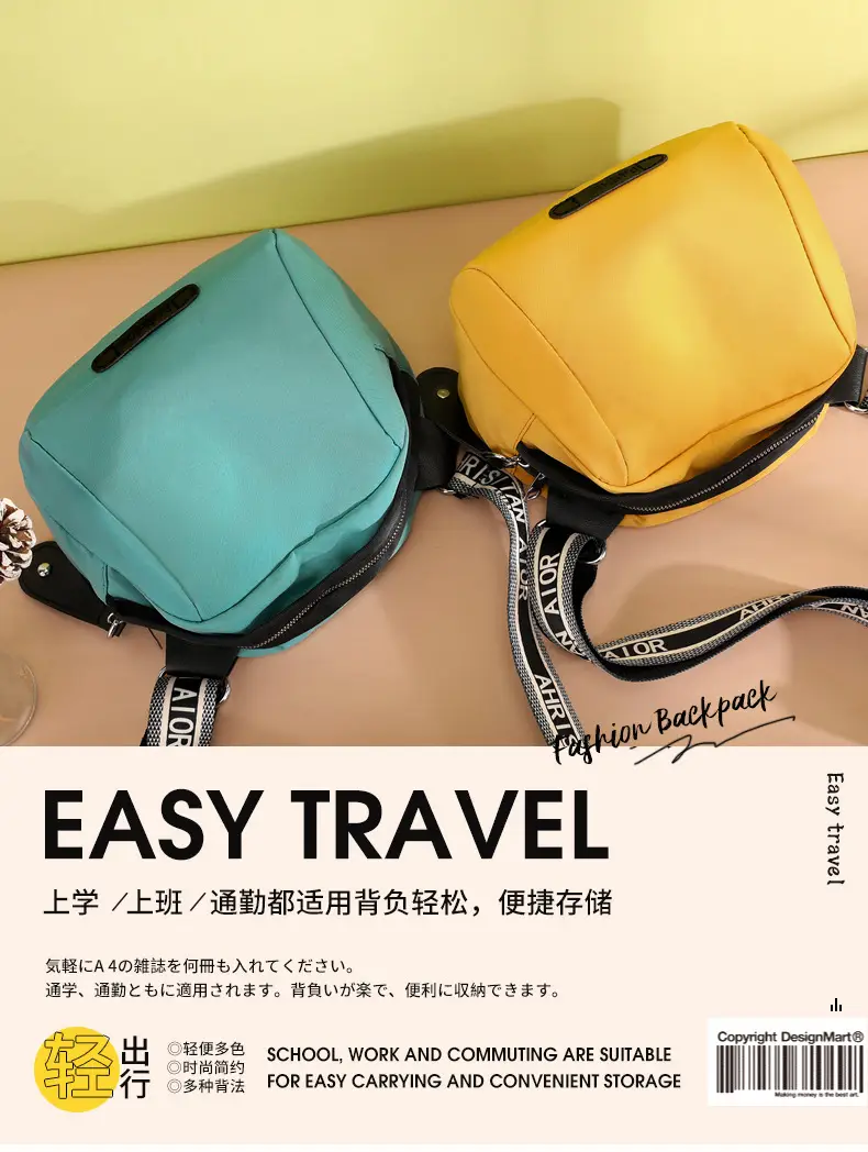 Women's Nylon Shoulder Bag All-Match Colors — feature 2
