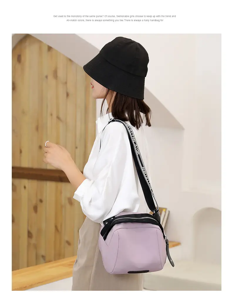 Women's Nylon Shoulder Bag All-Match Colors — feature 7