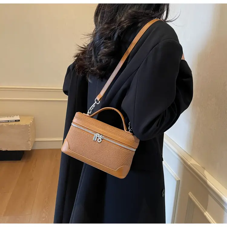 Women's Korean Style Crossbody Bag Tan Beige 2025 — feature 11